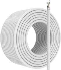 Cable CP Plus Cctv Co-Axial (3+1) 90mtr CP-ECC-90RS | Standard Cable, Solid Annealed Bare Copper Conductor, LLDPE Insulation Material, White