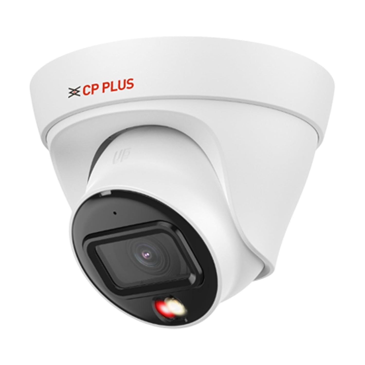 Security Camera CP Plus CP-UNC-DA41L3C-D-LQ | 4MP Dual Light Dome Camera, 3.6mm Fixed Lens, WDR, Day/ Night Vision, IR Range of 30 Mtr, Built-in Mic, White