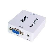 Convertor Ranz VGA to HDMI, Mini HD 1080P 3.5mm Audio VGA to HDMI HD HDTV Video Converter Box Adapter