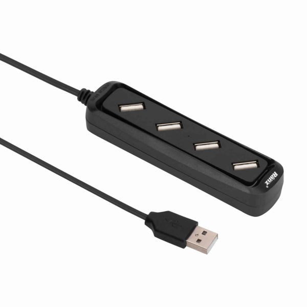 Usb Hub Ranz 4port 3.1 type-c for Computer, Laptop, Desktop High, Speed Data Transfer | Black