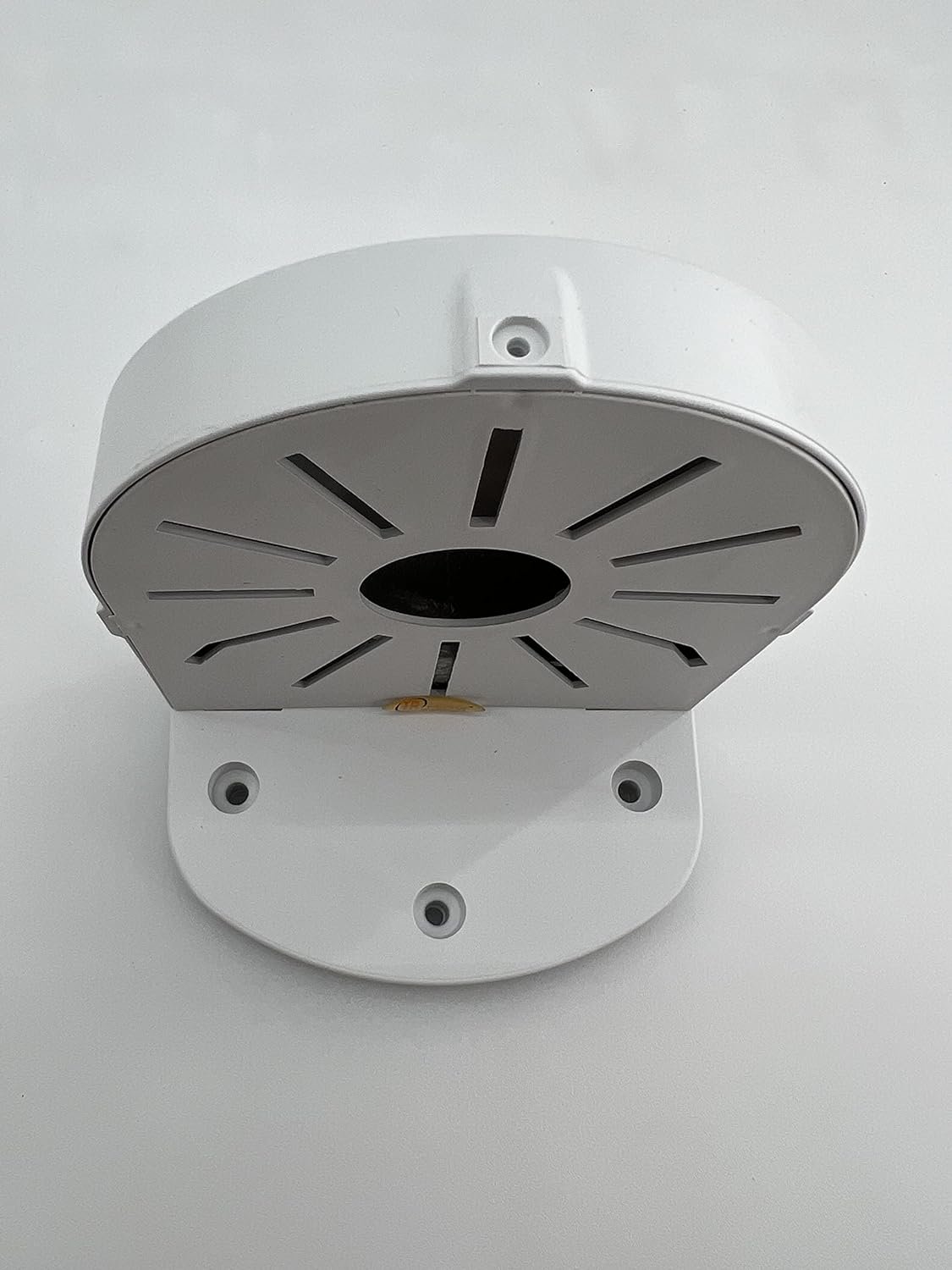 CCTV Camera PVC Mount Bracket, Anti-Rust Camera Bracket / Junction box Stand / Holder for Indoor / Outdoor Dome and Bullet Camera Mount, (Big Size) White