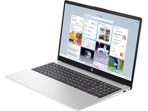 Laptop HP 255 G10 BK2F0PT | AMD Ryzen™ 3 7320U Processor, 16GB RAM, 512GB SSD, DOS, 15.6 Inch ( 39.6cm) Diagonal HD Display, AMD Radeon™ Graphics, 720p HD Camera, Stereo Speakers, With Bag, Silver, 1.52 Kg