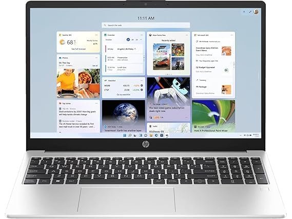 Laptop HP 255 G10 BK2F0PT | AMD Ryzen™ 3 7320U Processor, 16GB RAM, 512GB SSD, DOS, 15.6 Inch ( 39.6cm) Diagonal HD Display, AMD Radeon™ Graphics, 720p HD Camera, Stereo Speakers, With Bag, Silver, 1.52 Kg