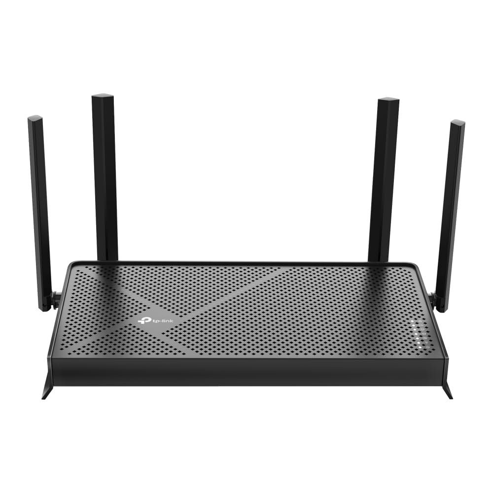 Net Router TP-Link BE3600 Dual-Band Wi-Fi 7 Archer BE230 | 4K/8K Streaming, 3.6 Gbps, 2×2.5G + 3×1G Ports, USB 3.0, 4K-QAM, 4 Antennas, VPN, EasyMesh, MU-MIMO, Works with Alexa & Google Assistant, Black