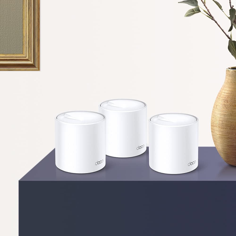 Net TP-Link AX1800 Whole Home Mesh Dual Band Next-Gen Wi-Fi 6 System DECO X20 | Covers up to 5800 Sq. Ft,Replaces Routers and WiFi Extenders,Parental Control,Compatible with Alexa(3-Pack), White