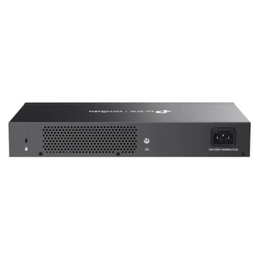 Switch TP-Link Omada 16-Port Gigabit ES216G Easy Managed Switch | Ethernet Splitter, Metal Case, Easy Cloud Managment, Silent Operation, Energy Saving, Plug & Play, Desktop/Wall Mounting, Black