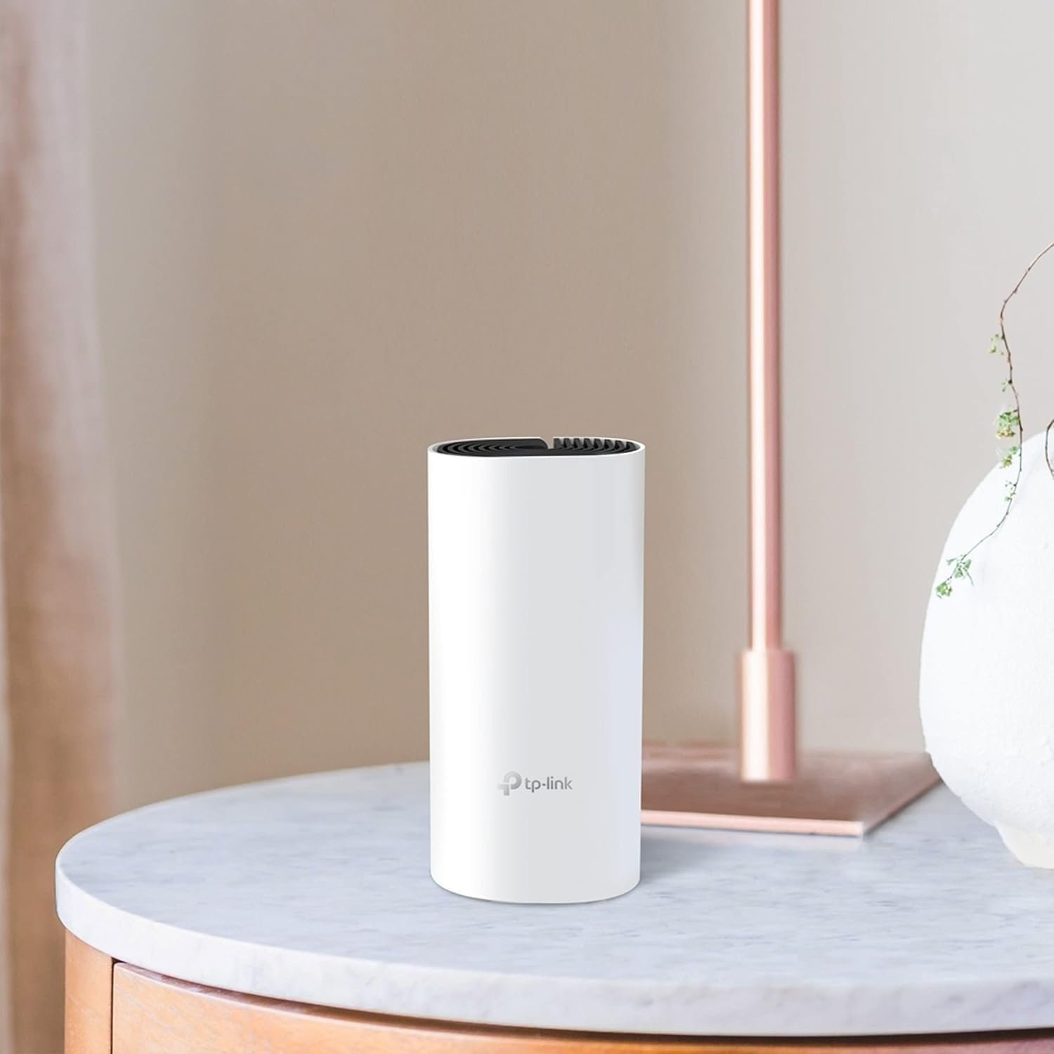 Net TP-Link AC1200 Home Mesh Wi-Fi System Deco M4 | Seamless Roaming & Speedy, Work With Amazon Echo/Alexa, Router & Wi-Fi Booster, Parental Control, (Pack of 1), White