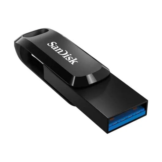 Pendrive SanDisk 256GB SDDDC3-256G-I46PD | Flash Drive, Ultra Dual Drive Go USB Type-C, USB 3.2 Gen 1 Interface, Black