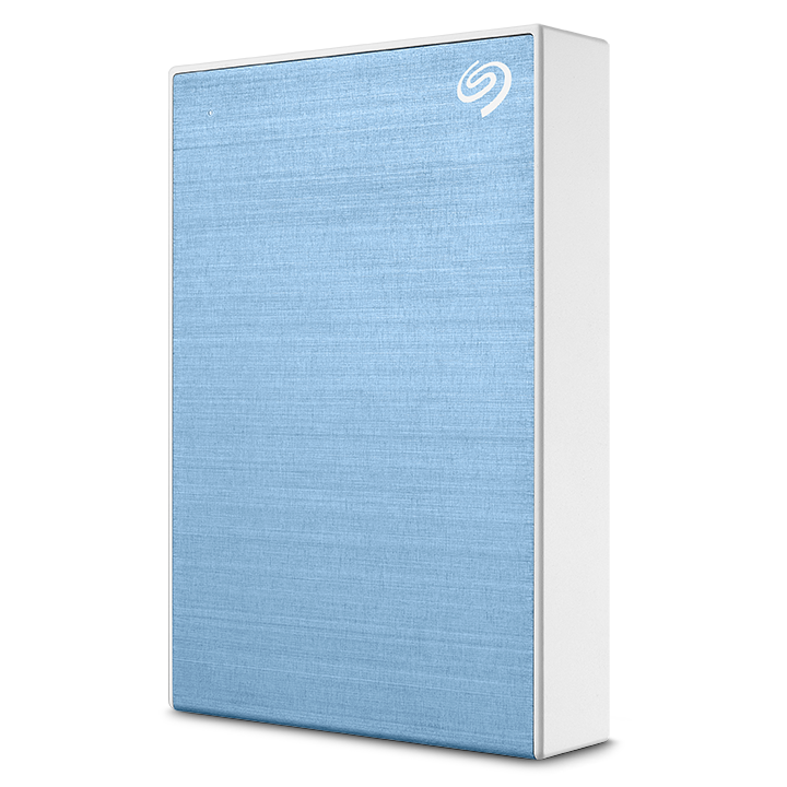 Harddisk Seagate One Touch 5TB STKZ5000402 | External HDD With Password Protection, For Windows & Mac, With 3 Yr Data Recovery Services, Light Blue