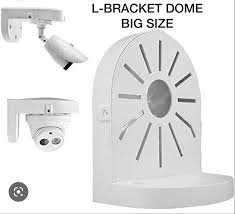CCTV Camera PVC Mount Bracket, Anti-Rust Camera Bracket / Junction box Stand / Holder for Indoor / Outdoor Dome and Bullet Camera Mount, (Big Size) White