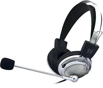 Headphone Hammok Steve USB Wired Headphone With Mic | Gaming Headset For PC - 7.1 Surround Sound With Noise Cancelling Microphone For Laptop, For PS4, PS5 Console, Laptop, Call Centre, Black