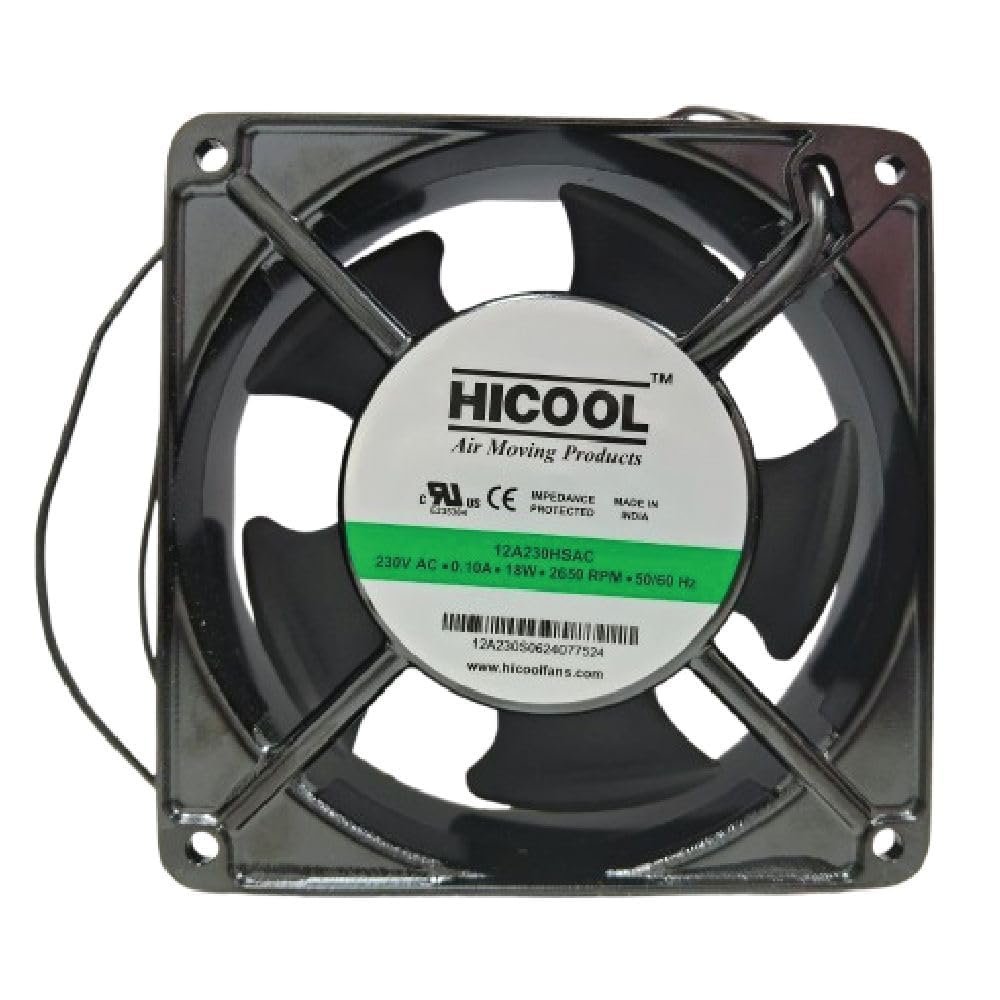 Cooling Fan Tenda AC Compact 230V TEP-NFAN | 10A, 18Watt, 2650RPM, 50/60Hz, Exhaust Fan, Control Panel & Cabinet Cooling, Black