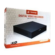 SDVR Secureye SR-XVR-108 | 8 Channel 2MP Digital Video Recorder, 1 HDMI & 1 VGA Simultaneous Output, 1 SATA Interface, Upto 6TB For Each HDD, Black