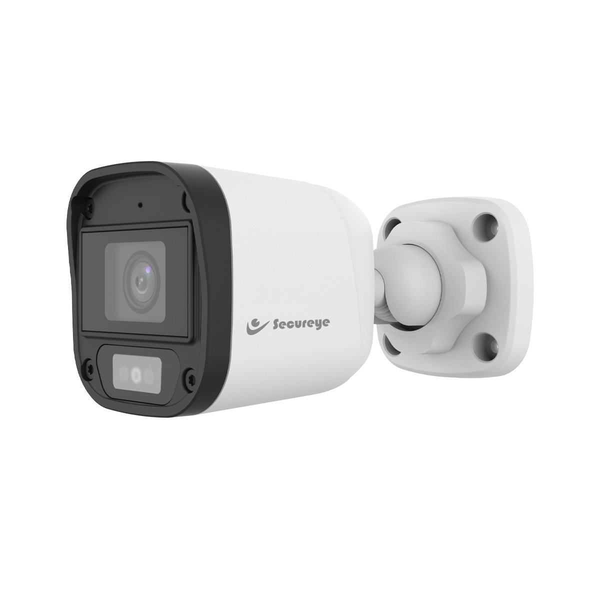 Security Camera Secureye SR-AC5B-F2A-DL | 5MP Starlight With Smart Dual Light Analog Bullet Camera, 2.8mm Lens, TVI/AHD/CVI/CVBS, 20m IR Distance, Built-in mic, White