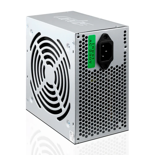 Power Supply Smps Artis VIP 400R 12Plus AR-VIP400R 12 Plus OEM | 400W, With Power Cord, Supports latest ATX 12V Intel & AMD Platforms, Colour : Matte Silver