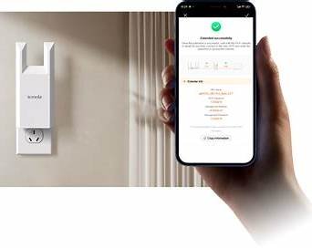 Range Extender Tenda TE-A10 Wireless N300 Universal Wi-Fi Range Extender with Ethernet Port, White