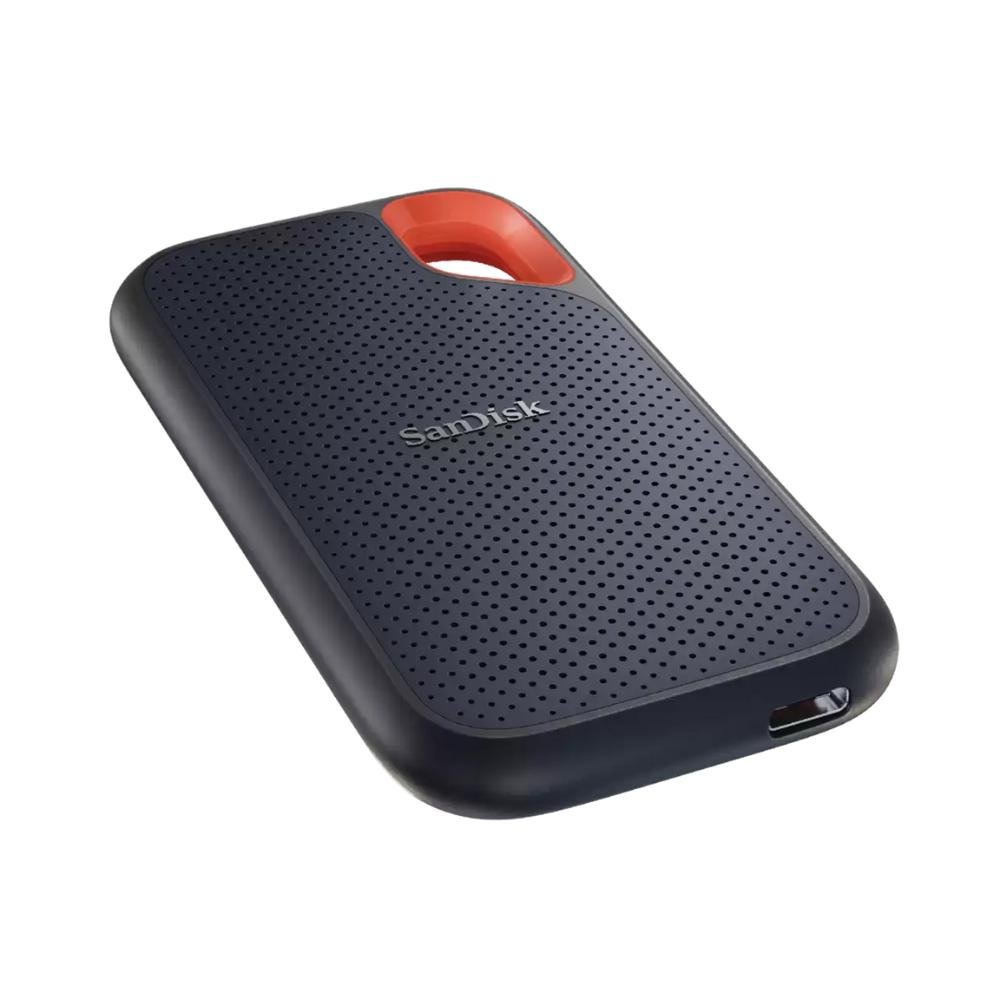 Harddisk SanDisk 4TB SDSSDE61-4T00-IN25 |  Extreme Portable SSD 1050MB/s R, 1000MB/s W, Upto 3 Meter Drop Protection with IP65 Water/dust Resistance, HW Encryption, PC, MAC & TypeC Smartphone Compatible, Black