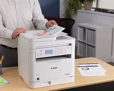 Printer Canon Image Class MF284DW | Monochrome, Duplex, Wireless Laser Printer, Multifunction with Print, Scan, Copy, Auto Document Feeder, Upto 33 Prints Per Minute, For Home & Small Offices, White