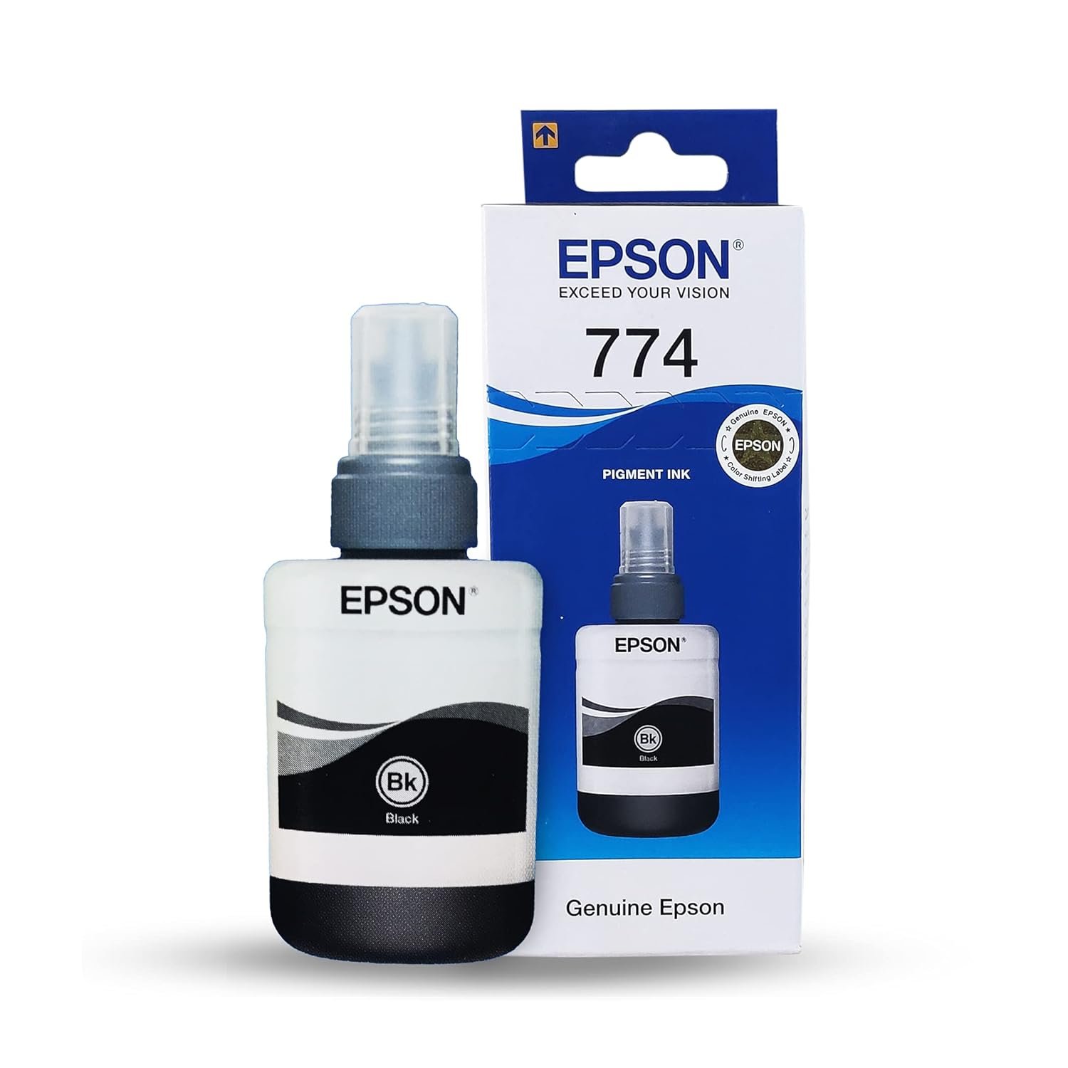 Epson Ink Cart C13 T7741 98 (Black) | 140ml Ink Bottle, For Epson M100/ M105/ M200/ M205/ L605/ L655/ L1455