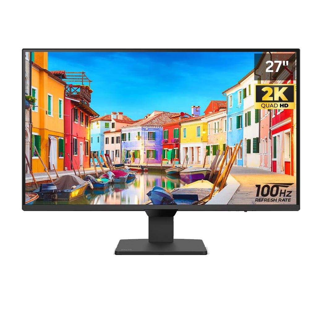 BenQ 27" GW2790Q QHD IPS LED Monitor | 100Hz, 350 nits Brightness, 1ms MPRT, HDR Ready, Built-in Speakers, HDMI + DisplayPort, Eye-Care Technology, VESA Wall Mount, Black
