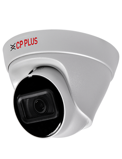 Security Camera CP Plus CP-UNC-DA41L3C-D-Q2 | 4MP Network IR Dome Camera, 3.6mm Fixed Lens, WDR, Day/ Night Vision, IR Range of 30 Mtr, Built-in Mic, White