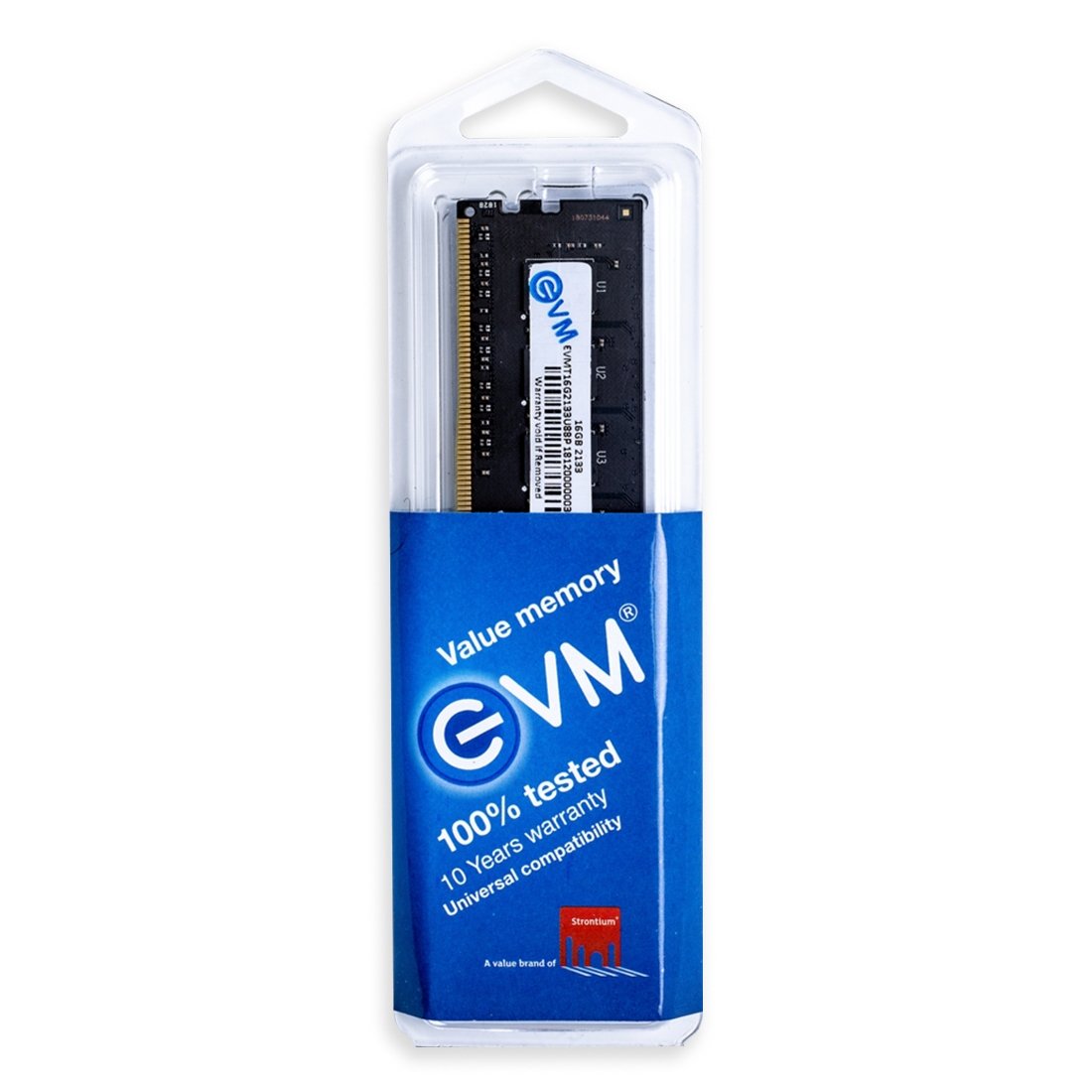 Ram EVM 16GB DDR4 2133MHZ Desktop EVMT16G2133U88P | Enhanced Performance For Multitasking
