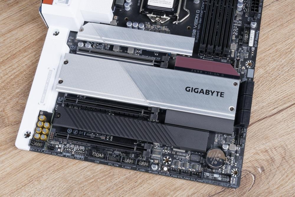 Gigabyte Z590 VISION G Intel Z590 ATX Motherboard | LGA1200 | PCIe 4.0 | DDR4 128GB | 4x M.2 | Intel 2.5GbE LAN | USB 3.2 Gen2x2 Type-C