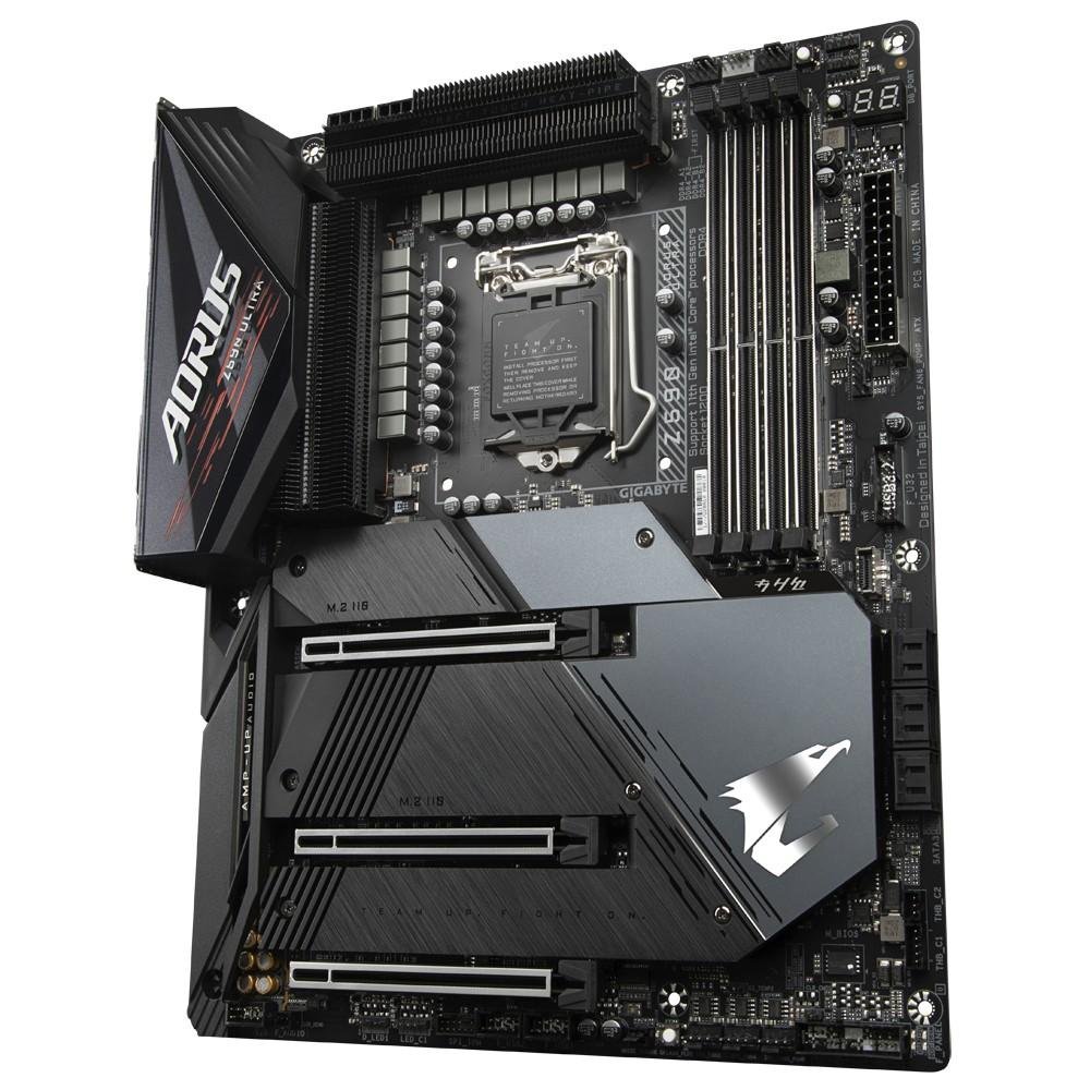 Gigabyte Z590 AORUS ULTRA ATX Gaming Motherboard | Intel Z590 | LGA1200 | PCIe 4.0 | Wi-Fi 6 | 2.5GbE LAN | Triple M.2 | DDR4 128GB