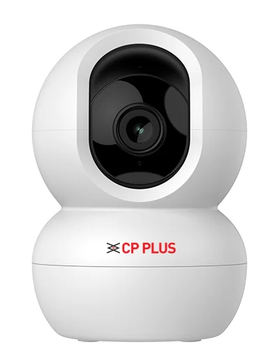 Security Camera CP Plus EzyKam CP-E28Q | 2MP Wi-Fi PT Camera, 15M IR Night Vision, 4mm Lens, Motion & Human Detection, Built-in Mic & Speaker, Two-Way Talk, Alexa & Google Home Support, Micro SD Card Up to 256GB, White