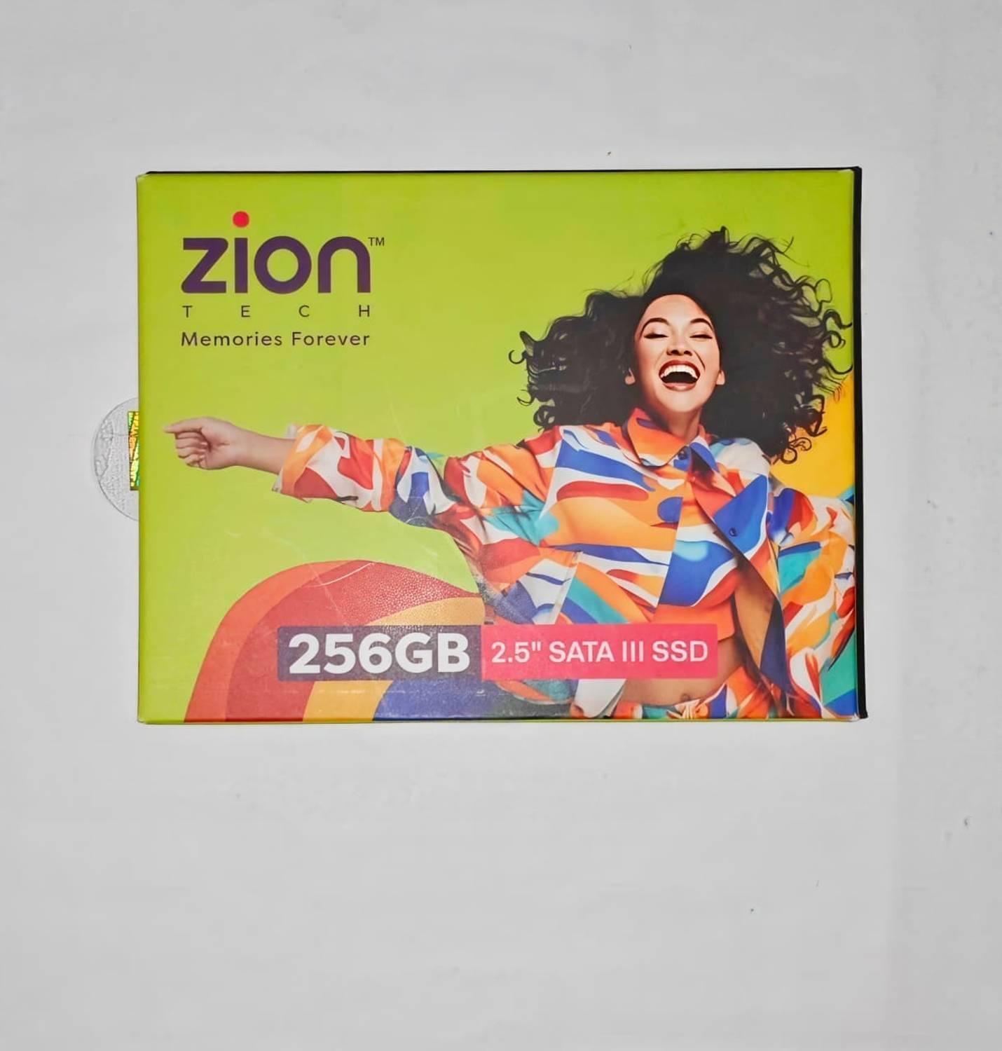 Zion ZSS250256 256GB 2.5-Inch SATA III Internal SSD – Up to 540MB/s Read & 480MB/s Write