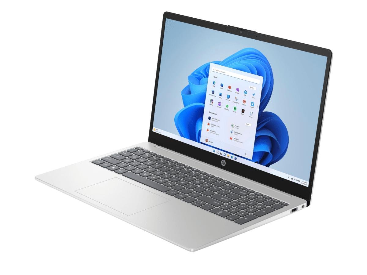 HP 15-fd0627TU Laptop | Intel Core i3-1315U | 8GB RAM | 512GB SSD | 15.6-inch FHD Display | Windows 11 | MS Office Home 2024 | Natural Silver