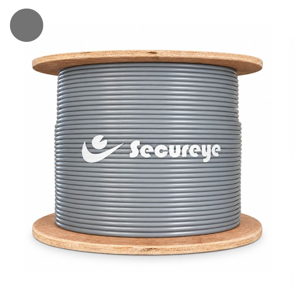Secureye SC-S-C6-305M-1E CAT6 LAN Network Cable 305 Metre Roll for CCTV Surveillance, IP Cameras, Ethernet Networking, Routers, Network Switches and Structured Cabling