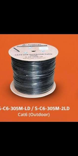 Secureye Cat6 Outdoor UTP Ethernet Cable 305 Metre – S-C6-305M-2DE